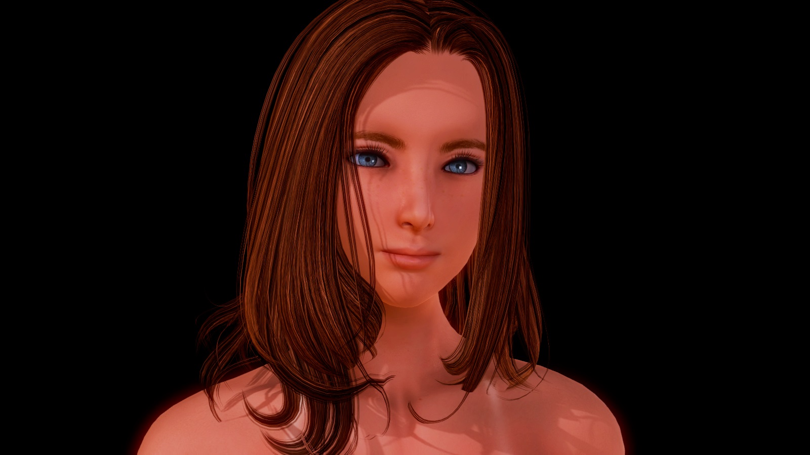 ハニーセレクト 4K skin diffuse initial pack用唇と二重。外国人っぽい顔